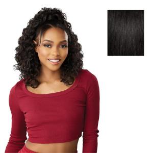 Sensationnel Instant Updown Halfwig Pony – Iud 25 4 Style in 1 Half Wig And Pony Drawstring (1 JETBLACK)(1B OFFBLACK)