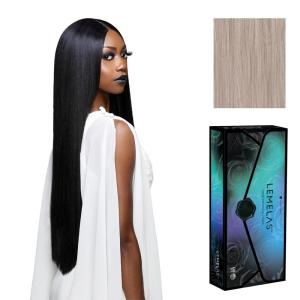Sensationnel Lemelas Lace Wig – Lucina 5 Inch Deep Parting Glueless Ear to Ear Synthetic with Natural Density Preplucked Hairline (ASTRALBLACK)(GLACIALASH)
