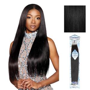 Sensationnel Lunique 2×6 closure – Straight HD lace 15A Remy Hair Extensions (12 inch, NATURAL)(NATURAL/BLACK)