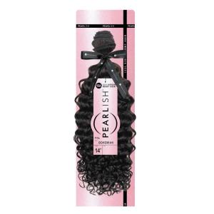 Sensationnel Pearlish bundle human hair – bohemian deep pearl conditioned 15a soft remy beauty supply sew in or glue on bundles (10 Inch, NATURAL)(NATURAL/BLACK)