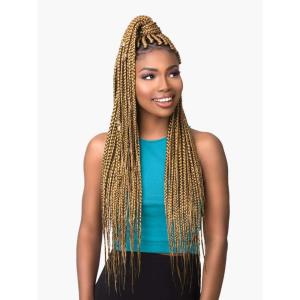 Sensationnel Ruwa prestretched braiding hair – 2x 60 inch water repellent kanekalon fast dry synthetic sports itch free (1 pack, 1B OFFBLACK)(SM1B/27)