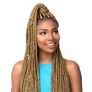 Sensationnel Ruwa prestretched braiding hair – 3x 48 inch water repellent kanekalon fast dry synthetic sports itch free (3 pack, 1 JETBLACK)(Dark Brown 2)