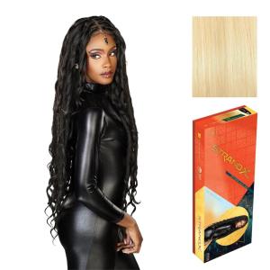 Sensationnel Strand X Full Braided Lacewig – Unit 3 Hand Tied Kanekalon HD Glueless Wig (1 JETBLACK)(613 BLONDE)