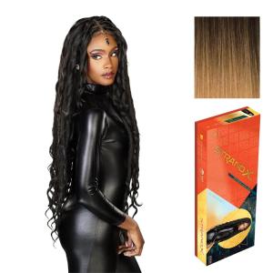 Sensationnel Strand X Full Braided Lacewig – Unit 3 Hand Tied Kanekalon HD Glueless Wig (1 JETBLACK)(T2/27)