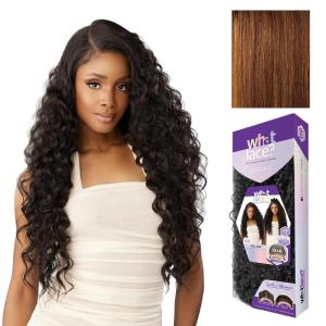 Sensationnel What Lace 13X6 Wig – Kelani Lacefrontal Hand Tied Glueless Synthetic with Natural Density Preplucked Hairline (1 JETBLACK)(BALAYAGEAUBURN)