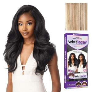 Sensationnel What Lace 13X6 Wigs – Adanna Lacefrontal Hand Tied Glueless Synthetic With Natural Density Preplucked Hairline (1 JETBLACK)(FLAMBOYAGEBLONDE)