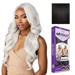 Sensationnel What Lace 13X6 Wigs – Deyla Lacefrontal Hand Tied Glueless Synthetic With Natural Density Preplucked Hairline (1 JETBLACK)(1B OFFBLACK)