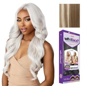 Sensationnel What Lace 13X6 Wigs – Deyla Lacefrontal Hand Tied Glueless Synthetic With Natural Density Preplucked Hairline (1 JETBLACK)(BALAYAGELIGHTASHBLONDE)