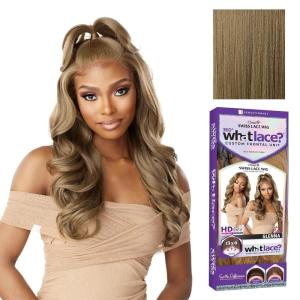 Sensationnel What Lace 13X6 Wigs – Glenna Lacefrontal Hand Tied Glueless Synthetic With Natural Density Preplucked Hairline (1 JETBLACK)(LIGHTASHBROWN)