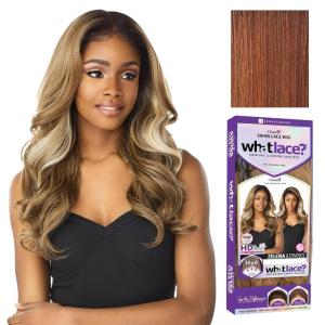 Sensationnel What Lace 13X6 Wigs – Zelena Lacefrontal Hand Tied Glueless Synthetic With Natural Density Preplucked Hairline (1B OFFBLACK)(FLAMBOYAGEAUBURN)