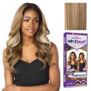 Sensationnel What Lace 13X6 Wigs – Zelena Lacefrontal Hand Tied Glueless Synthetic With Natural Density Preplucked Hairline (1B OFFBLACK)(FLAMBOYAGESAND)