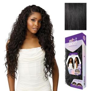 Sensationnel What Lace 13X6 Wigs – Zion Lacefrontal Hand Tied Glueless Synthetic with Natural Density Pretweezed Hairline (1 JETBLACK)(1 JETBLACK)