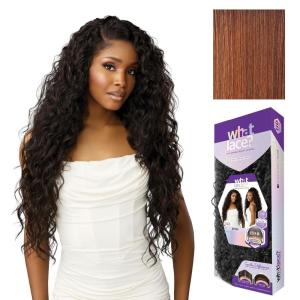 Sensationnel What Lace 13X6 Wigs – Zion Lacefrontal Hand Tied Glueless Synthetic with Natural Density Pretweezed Hairline (1 JETBLACK)(FLAMBOYAGEAUBURN)