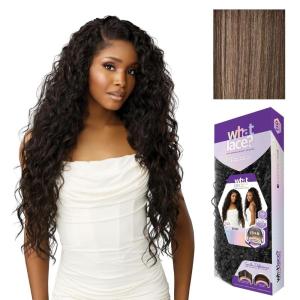 Sensationnel What Lace 13X6 Wigs – Zion Lacefrontal Hand Tied Glueless Synthetic with Natural Density Pretweezed Hairline (1 JETBLACK)(FLAMBOYAGEMOCHA)