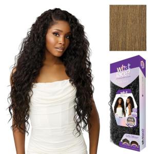 Sensationnel What Lace 13X6 Wigs – Zion Lacefrontal Hand Tied Glueless Synthetic with Natural Density Pretweezed Hairline (1 JETBLACK)(MOCHABROWN)