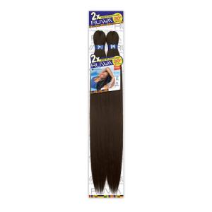 Sensationnel X-pression prestretched braiding hair – 4x braid 38 inch all kanekalon flame retardant synthetic braid for box braids and twists (1 pack, M4/27/30)(1B)