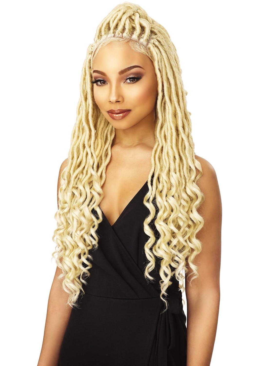 imageSensationnel Cloud9 4X4 Braided Wig Goddess Locs Hand Tied Swiss Lace Braided Wig With Large Parting Area 2 DARKBROWN2 DARKBROWN
