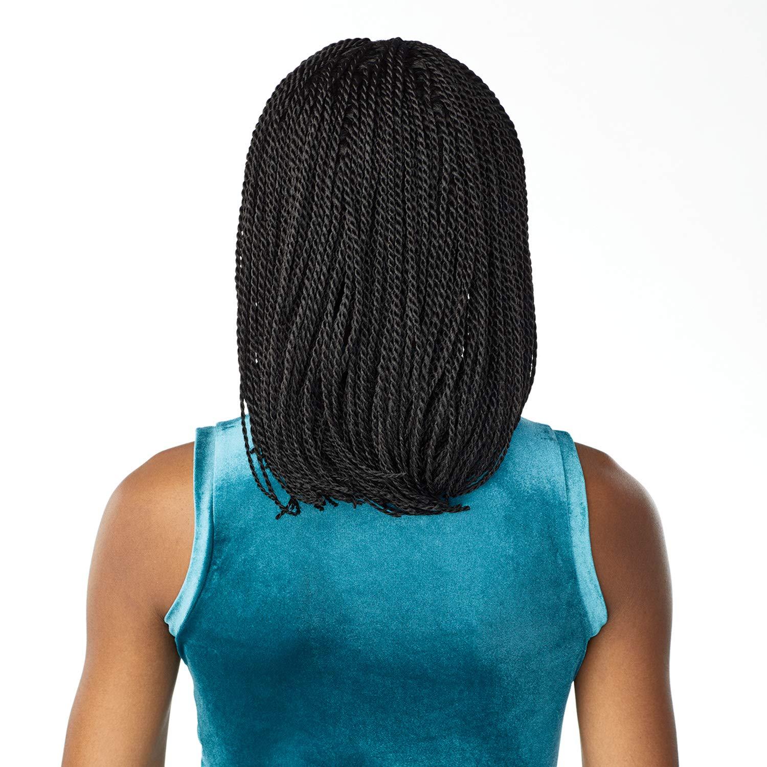 imageSensationnel Cloud9 4X4 Braided Wig Senegal Twist Bob Hand Tied Swiss Lace Braided Wig With Large Parting Area 1 JETBLACK2 DARKBROWN