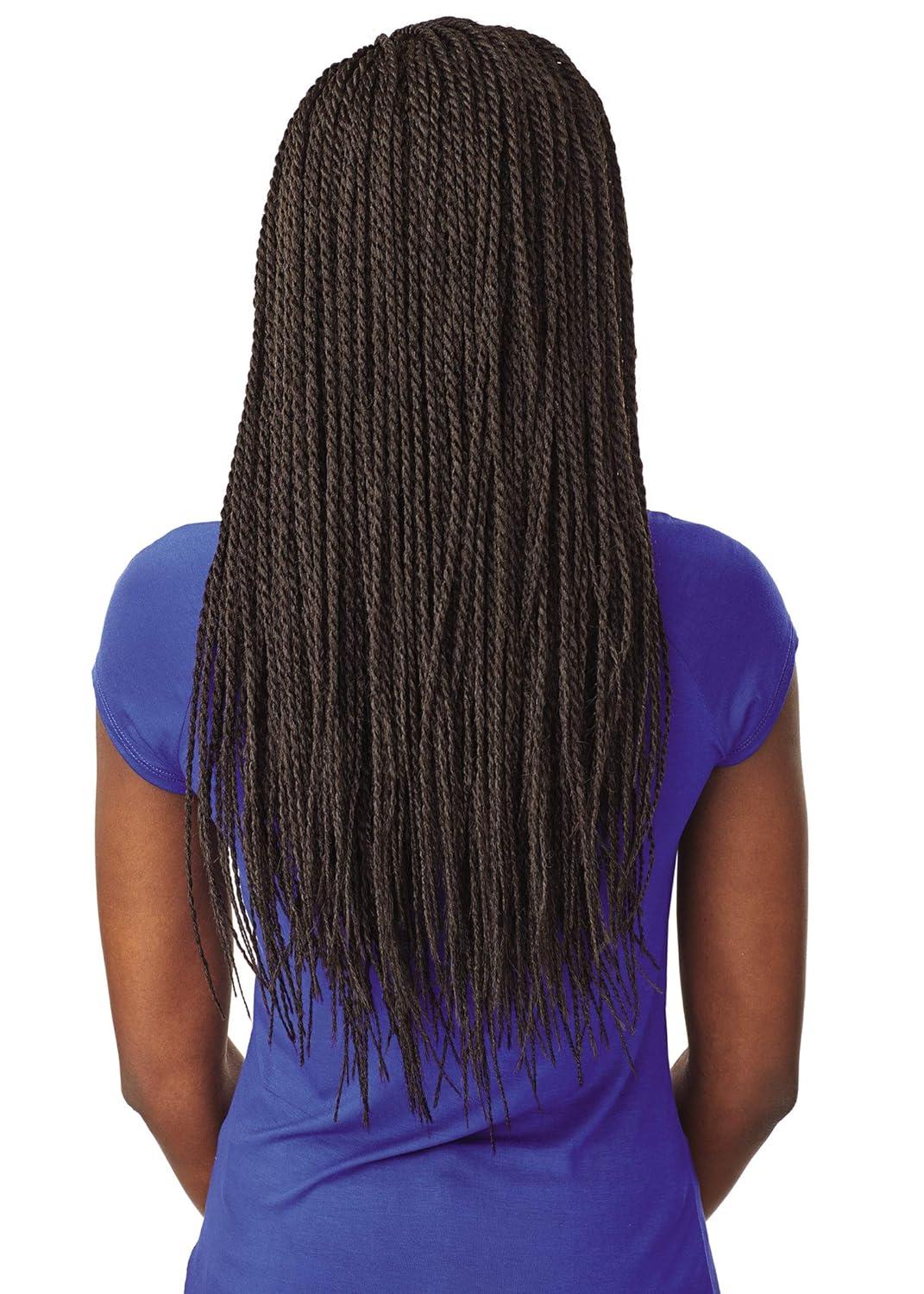 imageSensationnel Cloud9 4X4 Braided Wig Senegal Twist Hand Tied Swiss Lace Braided Wig With Large Parting Area 1 JETBLACK1 JETBLACK