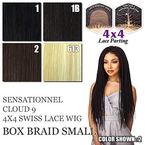 imageSensationnel Cloud9 4x4 Braided Wig Box Braid Small Hand Tied Swiss Multi Parting Lace 1 JETBLACK1 JETBLACK