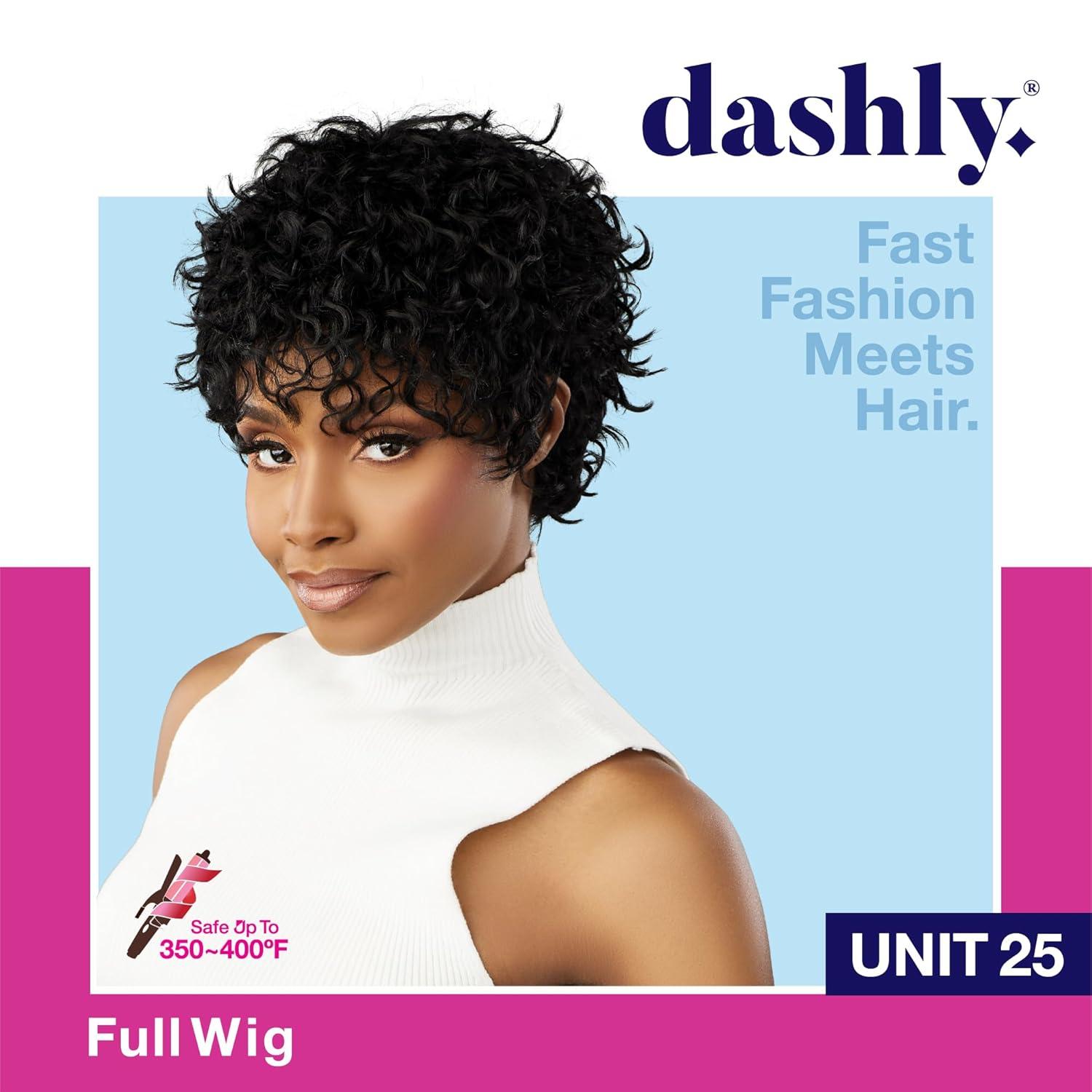 imageSensationnel Dashly Wig Unit 25 Non Lace Cap Ready to Wear Ear to Ear Lacepart Synthetic 1 JETBLACKDARKRED