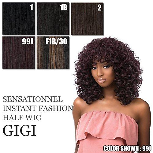 imageSensationnel Instant Fashion Wig Ifw Gigi Synthetic Quick On The Go Styling Comfort Pre Made Styled 1 JETBLACKF1B30