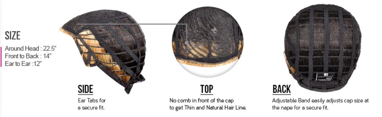 imageSensationnel Instant Fashion Wig Ifw Gigi Synthetic Quick On The Go Styling Comfort Pre Made Styled 1 JETBLACKF1B30