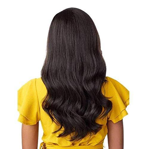 imageSensationnel Instant Weave Half Wig 4 Synthetic Blendwig Adjustable Drawstring for Seamless Hair Blending 1 JETBLACKT2COPPER