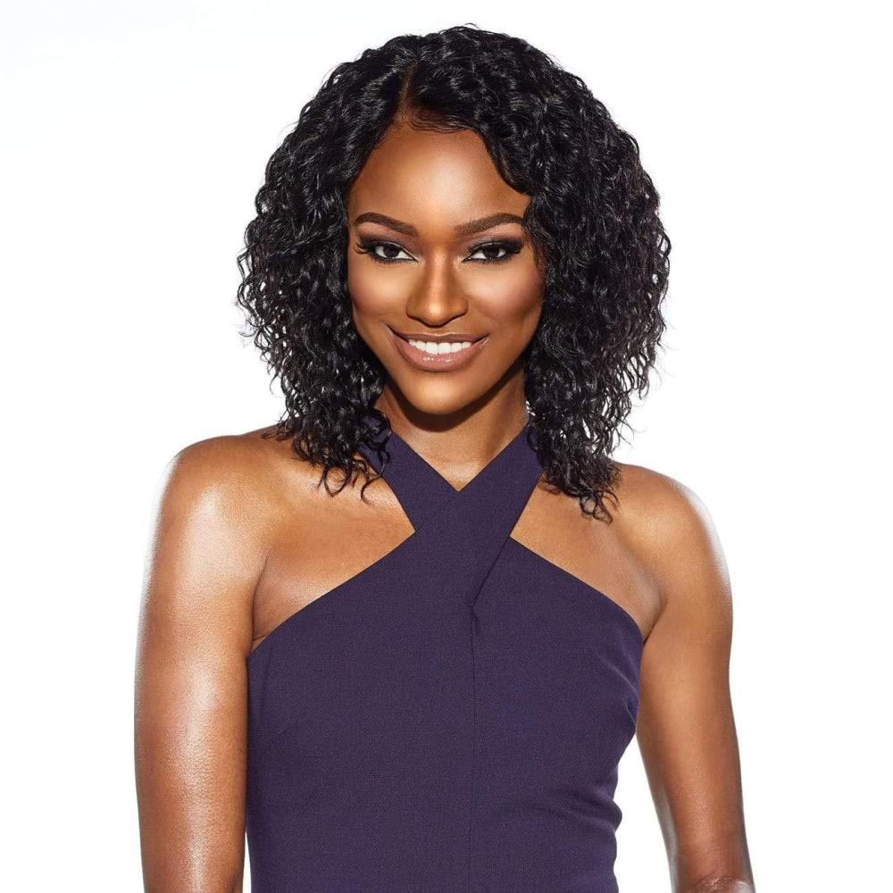 imageSensationnel bare and natural hair wet and wavy deep unprocessed virgin humanhair bundles 10 inch NATURALNATURAL
