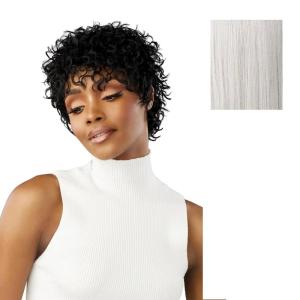 Sensationnel Dashly Wig – Unit 25 Non Lace Cap Ready to Wear Ear to Ear Lacepart Synthetic (1 JETBLACK)(PLATINUMBLONDE)