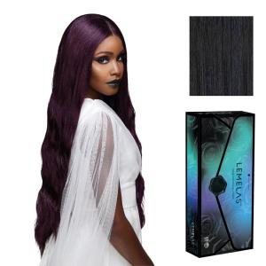 Sensationnel Lemelas 13×3 Lace Wig – Darcielle Lacefrontal Glueless Synthetic with Natural Density Preplucked Hairline (ASTRALBLACK)(MIDNIGHTSAPPHIRE)