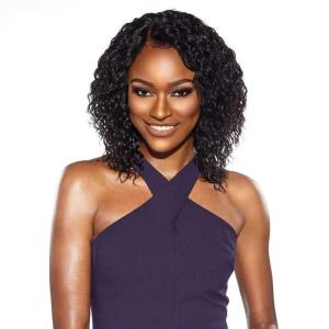 Sensationnel bare and natural hair – wet and wavy deep unprocessed virgin humanhair bundles (10 inch, NATURAL)(NATURAL/BLACK)