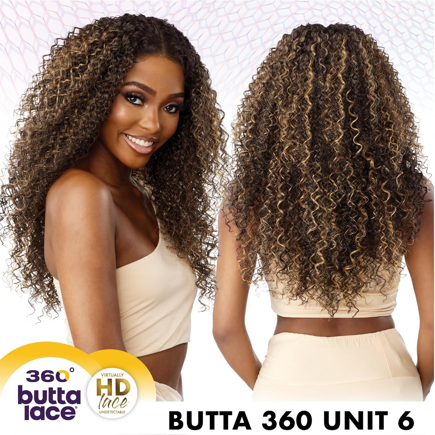 imageSensationnel Butta 360 Lace Wigs Unit 6 Wider Parting 360 Degree Lace Glueless Synthetic Preplucked Hairline 1 JETBLACKCOPPERRED
