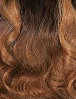 imageSensationnel Butta Lace Hhm Wigs Deep Wave 20 Inch Human Hair Blend Extra Wide 5 Inch Parting Preplucked Hairline Glueless Lacefront BALAYAGECARAMELMPHAZEL