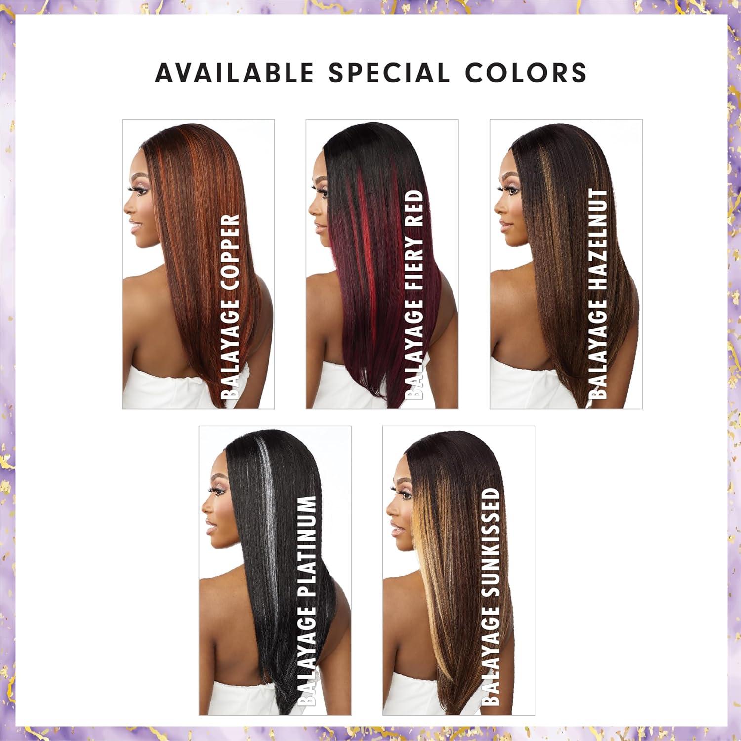 imageSensationnel Butta Lace Hhm Wigs Kinky Water Wave 18 Inch Human Hair Blend Extra Wide 5 Inch Parting Preplucked Hairline Glueless Lacefront 1 JETBLACKBALAYAGESUNKISSED