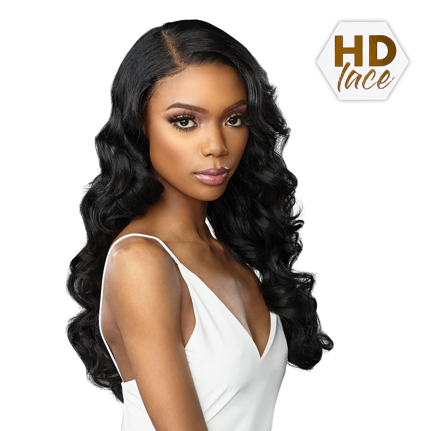 imageSensationnel Butta Lace Hhm Wigs Loose Deep 24 Inch Human Hair Blend Extra Wide 5 Inch Parting Preplucked Hairline Glueless Lacefront MPSANDYBLONDEMPSANDYBLONDE