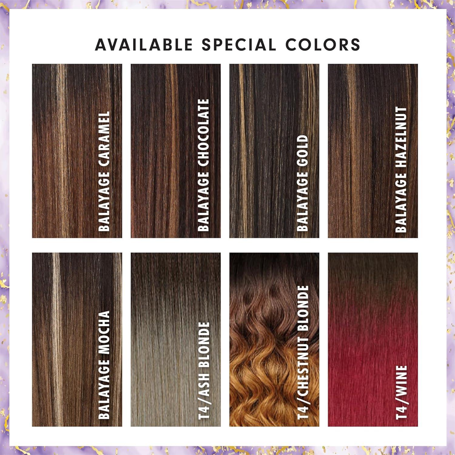 imageSensationnel Butta Lace Hhm Wigs Ocean Wave 30 Inch Human Hair Blend Extra Wide 5 Inch Parting Preplucked Hairline Glueless Lacefront BALAYAGECARAMELBALAYAGEGOLD