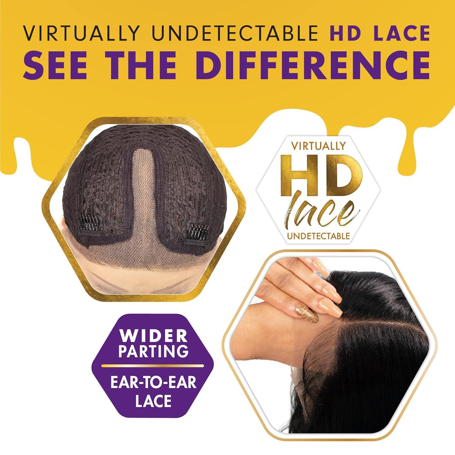 imageSensationnel Butta Lace Wigs Unit 25 Extra Wide 5 Inch Deep Parting Synthetic Preplucked Hairline Glueless Lacefront 2 DARKBROWNMPBLONDE