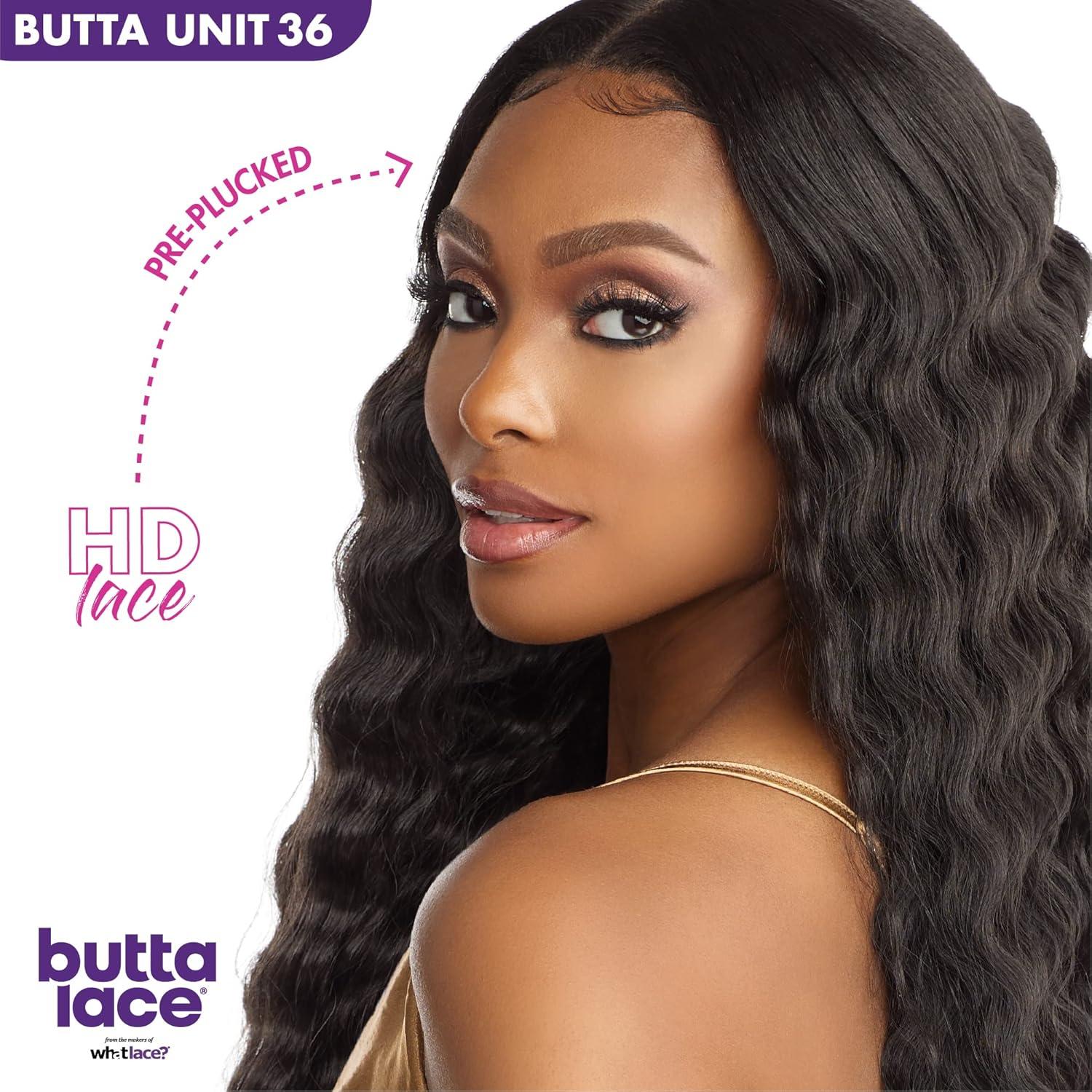 imageSensationnel Butta Lace Wigs Unit 39 Extra Wide 5 Inch Deep Parting Synthetic Preplucked Hairline Glueless Lacefront 1 JETBLACKCH27