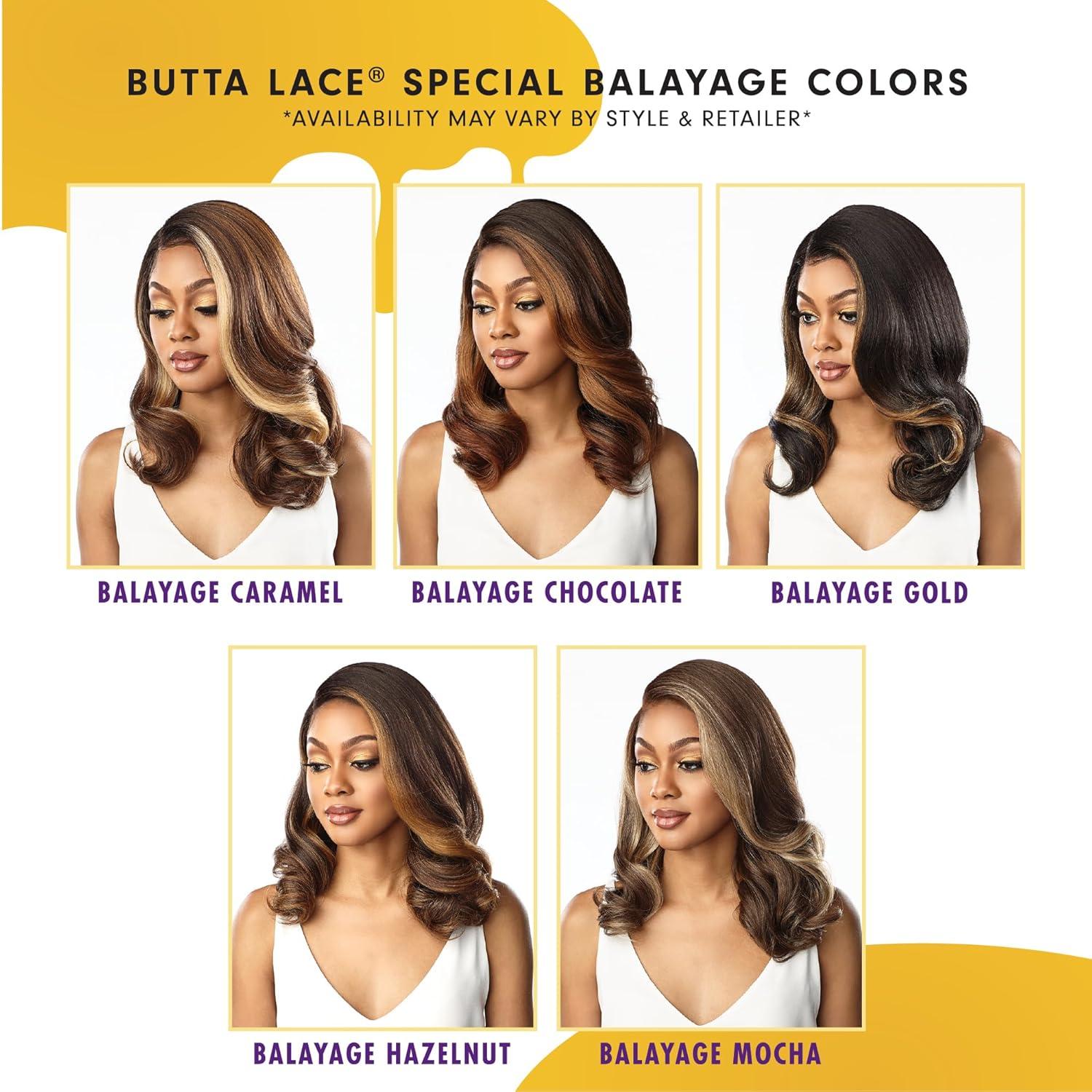 imageSensationnel Butta Lace Wigs Unit 47 Extra Wide 5 Inch Deep Parting Synthetic Preplucked Hairline Glueless Lacefront 1 JETBLACK1 JETBLACK