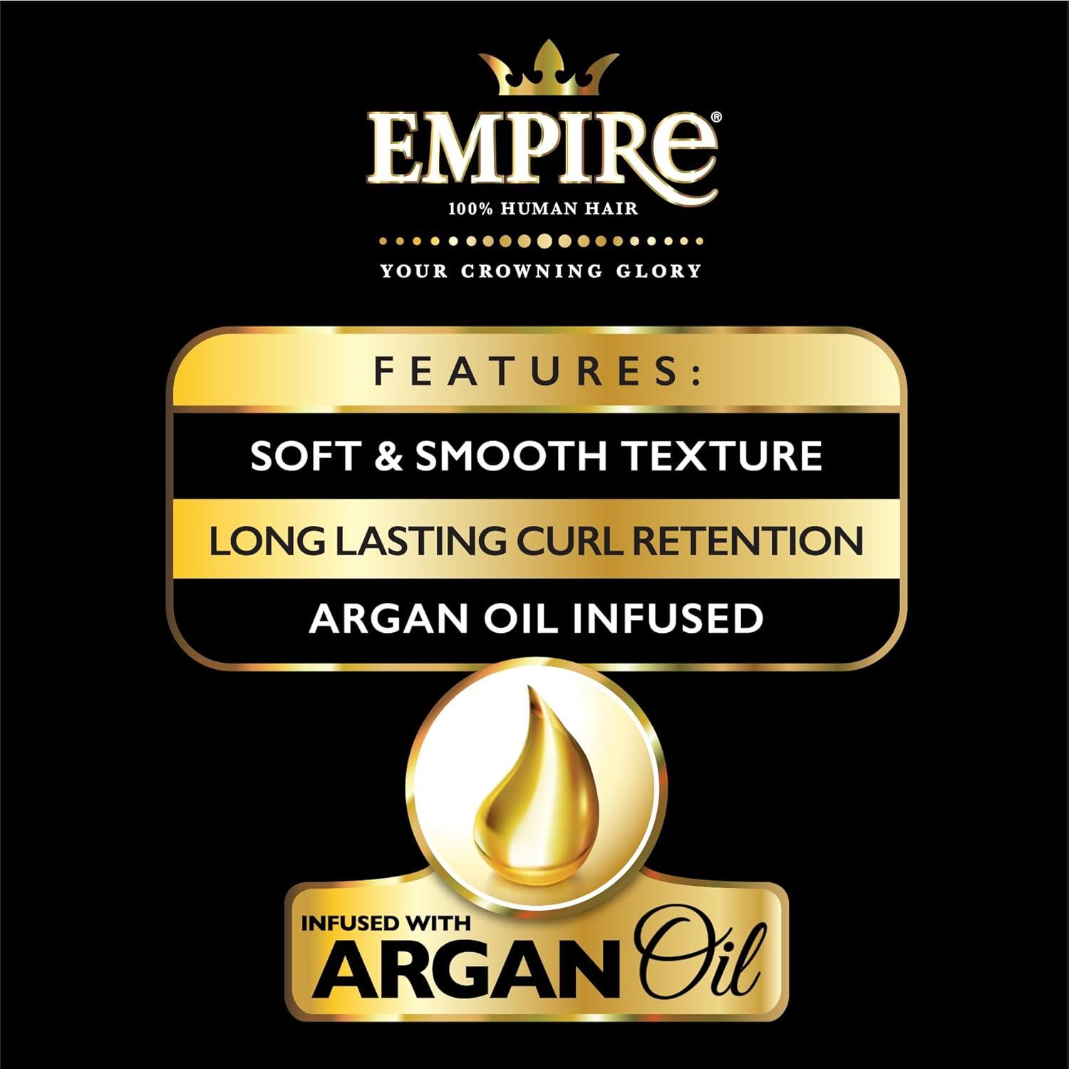 imageSensationnel Empire Curly Human Hair Kinky Tangle Free Weaving for Quick Weave and Sew in Styles for Faux Highlights and Fauxmiddlepart Leave Out 1 Pack 10 inch 2 DARKBROWN4 MEDBROWN