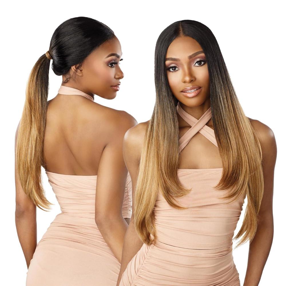 imageSensationnel Butta 360 Lace Wigs Unit 7 Wider Parting 360 Degree Lace Glueless Synthetic Preplucked Hairline BABYLIGHTSBERRYBABYLIGHTSBERRY