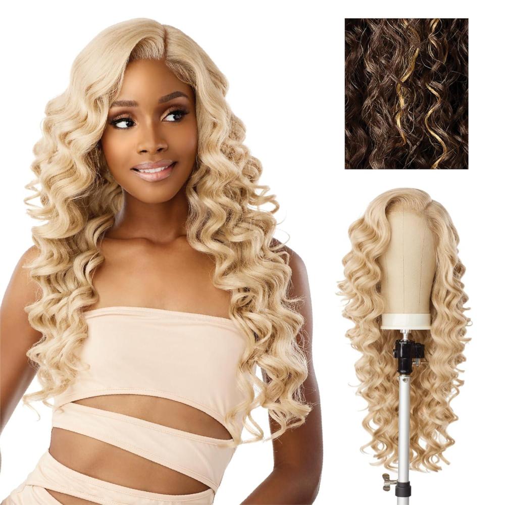 imageSensationnel Butta Lace Precut Wigs Unit 9 Glueless Extra Wide 5 Inch Deep Parting Synthetic Pre Tweezed Smaller Knot Hairline 1 JETBLACKCH27