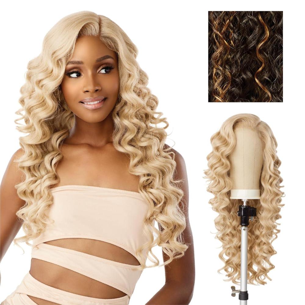 imageSensationnel Butta Lace Precut Wigs Unit 9 Glueless Extra Wide 5 Inch Deep Parting Synthetic Pre Tweezed Smaller Knot Hairline 1 JETBLACKCH30