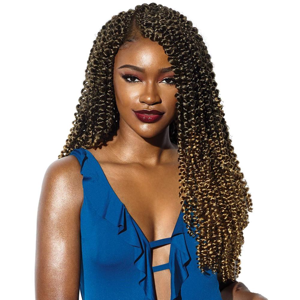 imageSensationnel Ruwa prestretched braiding hair 3x water wave 18 inch water repellent kanekalon fast dry synthetic sports itch free 1 pack 1 JETBLACKSM1B30