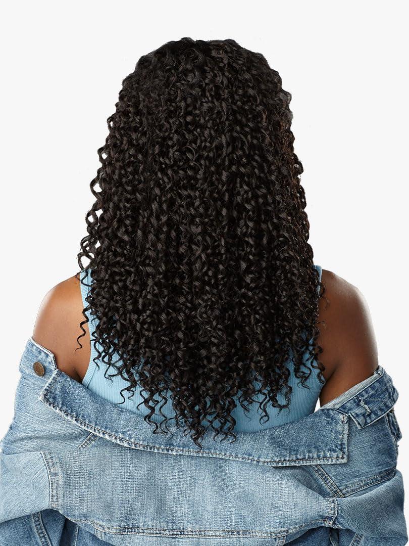 imageSensationnel Curls Kinksandco Clip In Dream Chaser 14 Inch 9 Piece Pack Easy to Use Clips for Natural 3C to 4C Hair 1 JETBLACK4 MEDIUM BROWN