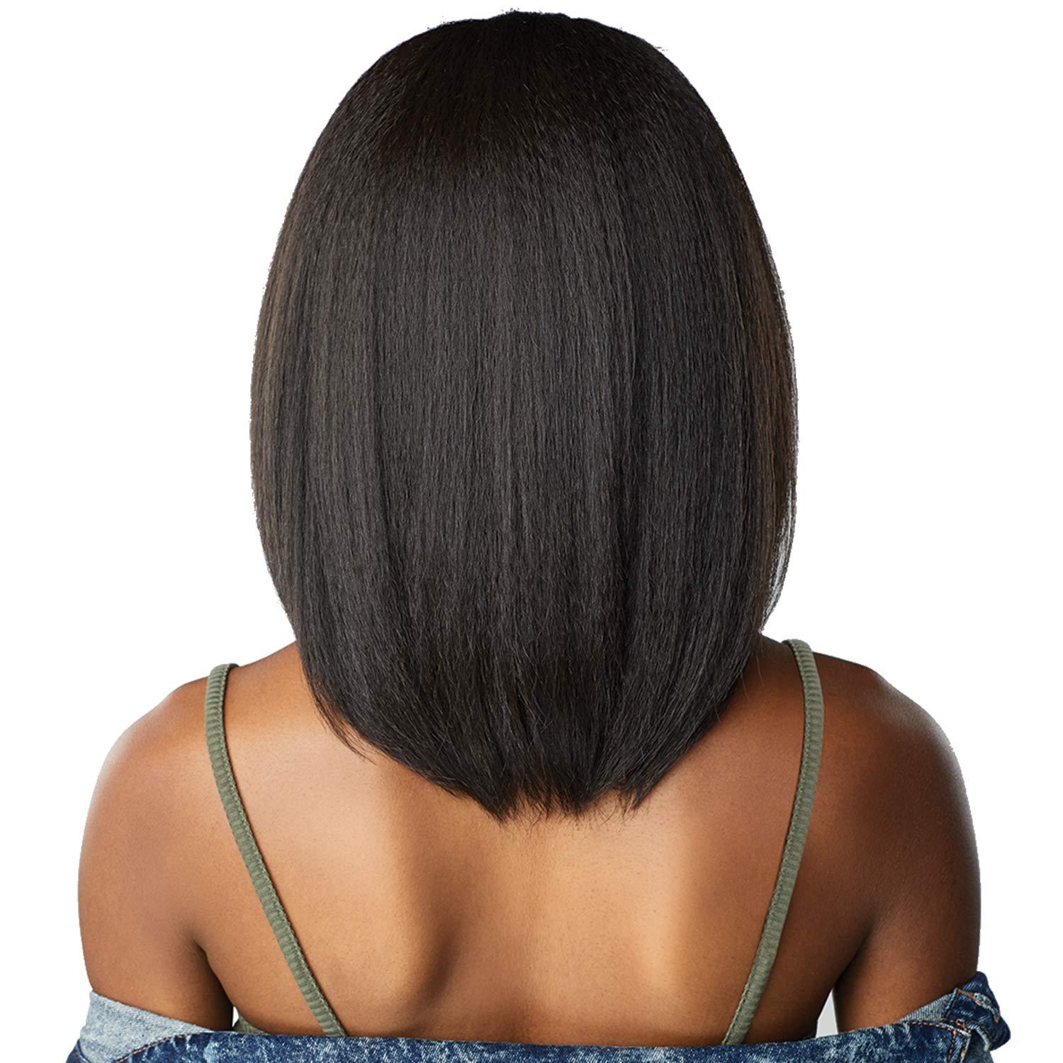 imageSensationnel Curls Kinksandco Half Wig Top Babe Instant Weave Drawstring Cap for Natural 3C to 4C Hair Textures 1 JETBLACK2 DARKBROWN