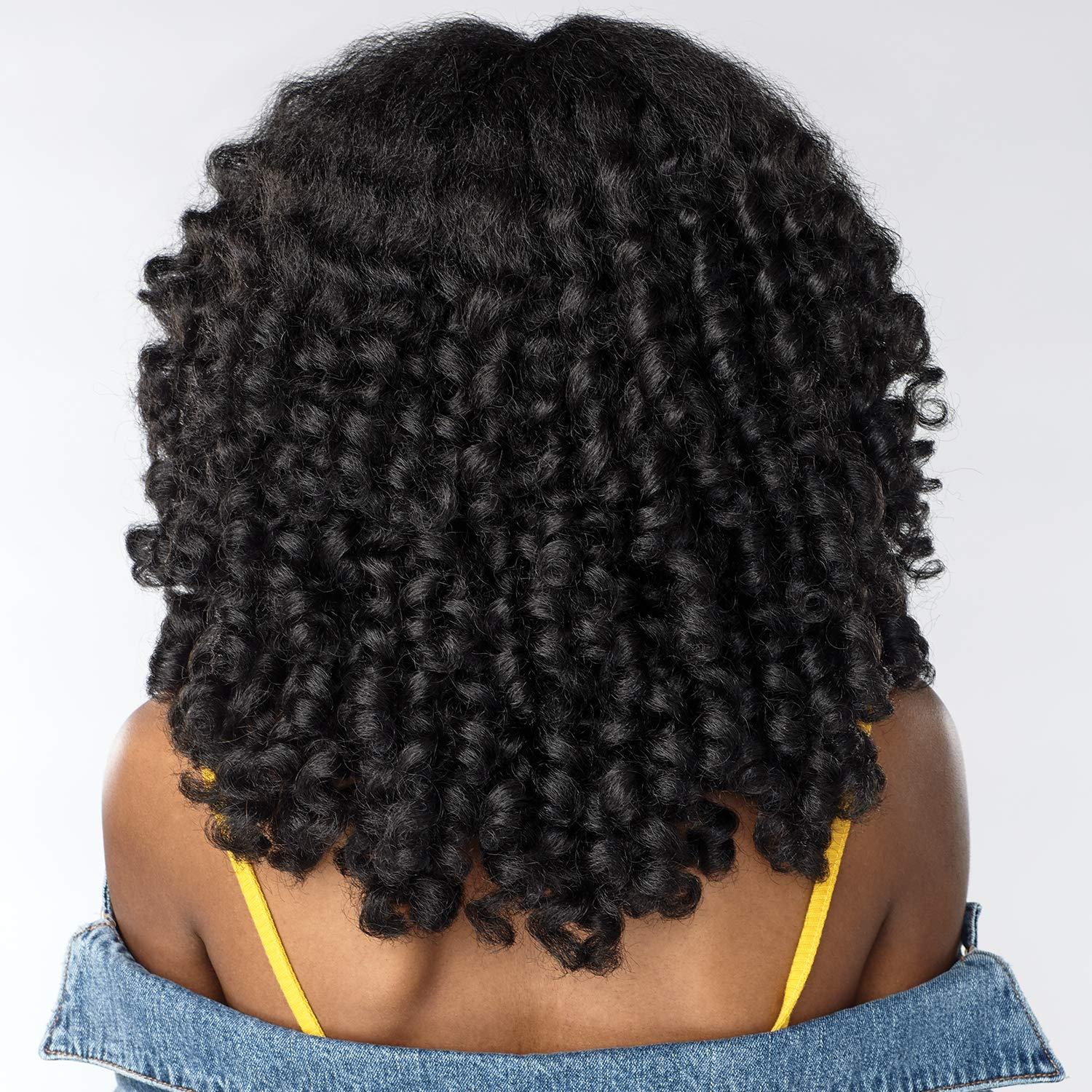 imageSensationnel Curls Kinksandco Lace Wig Money Maker Wide Lace Part Wig with Natural Preplucked Hairline for Natural 3C to 4C Hair Textures 1 JETBLACK2 DARKBROWN