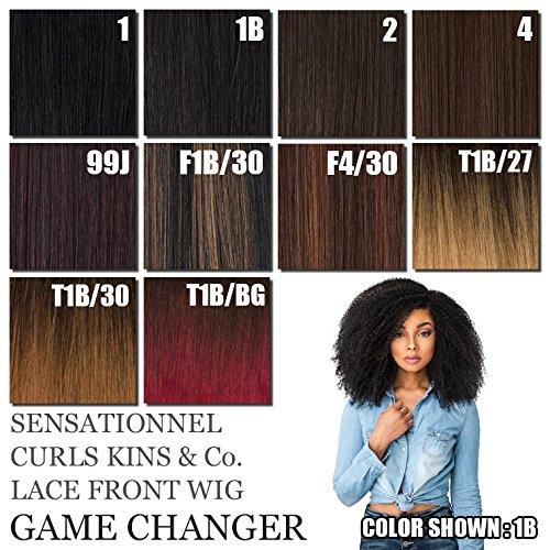 imageSensationnel Curls Kinksandco Lace Wig The Game Changer Wide Lace Part Wig With Natural Preplucked Hairline for Natural 3C to 4C Hair Textures 1 JETBLACKT1B30