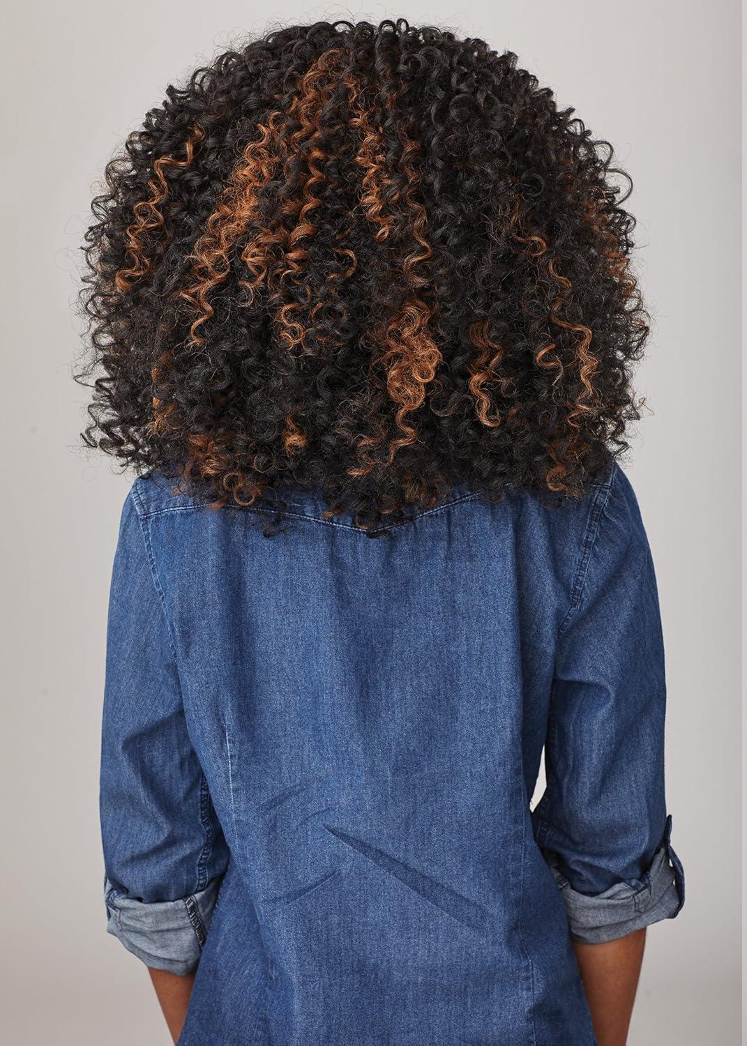imageSensationnel Curls Kinksandco Lace Wig The Show Stopper Wide Lace Part Wig with Natural Preplucked Hairline for Natural 3C to 4C Hair Textures 1 JETBLACK1 JETBLACK